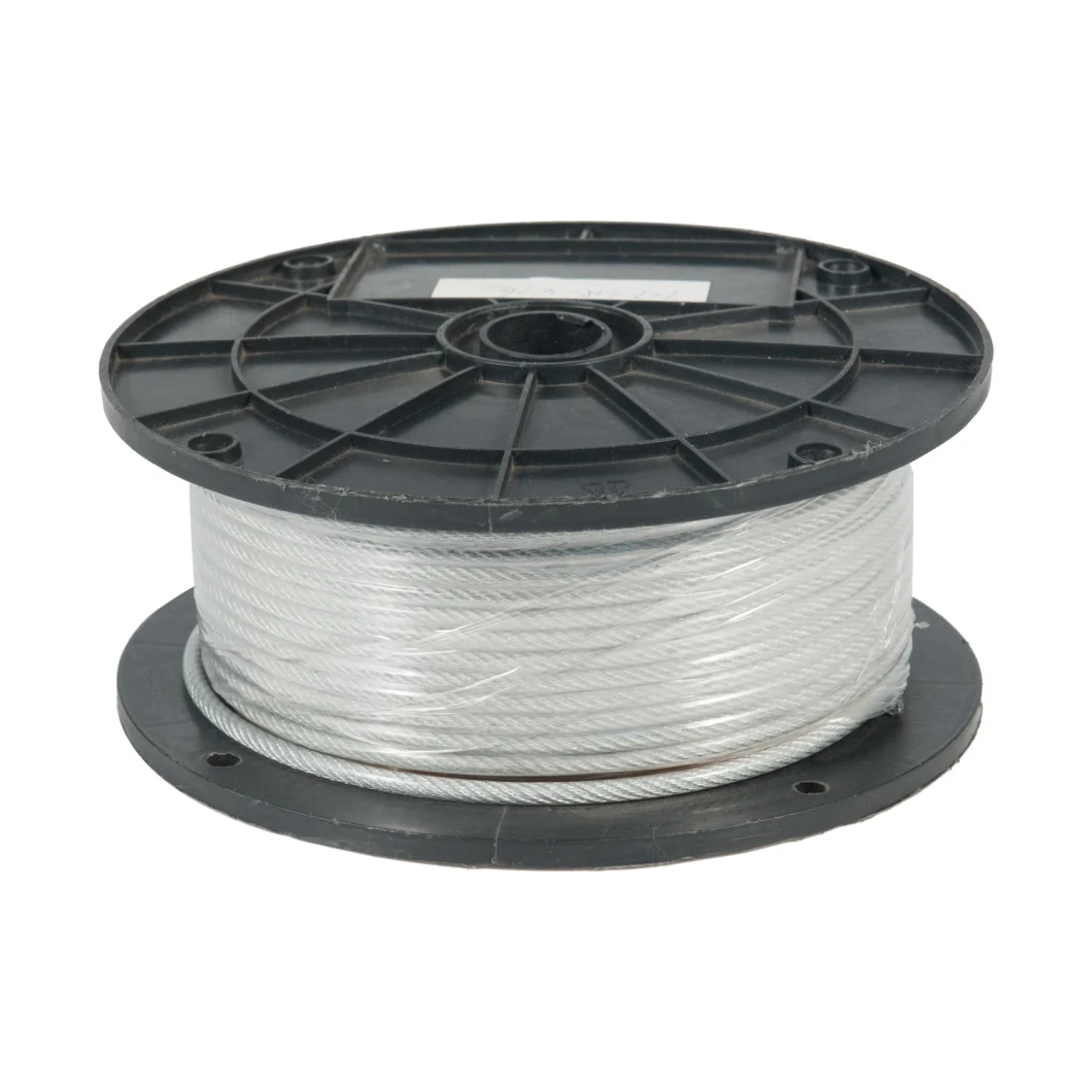 Best China Supplier Inox Cable 7X7 1/16&quot;/1.58mm Stainless Steel Wire Rope 304/304L/316/316L Aircraft Cable