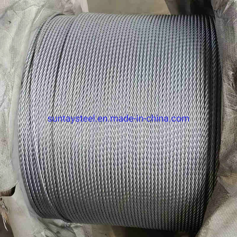 7X7 Galvanized Steel Wire Rope 5/64&quot; Galvanized Aircraft Cable 500FT Plastic Reels