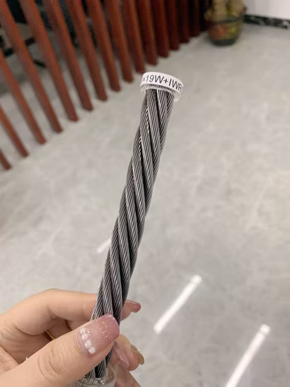 High Quality 6X19 6X19s 6X19+Iws Steel Cable Steel Wire Rope Galvanized Ungalvanized