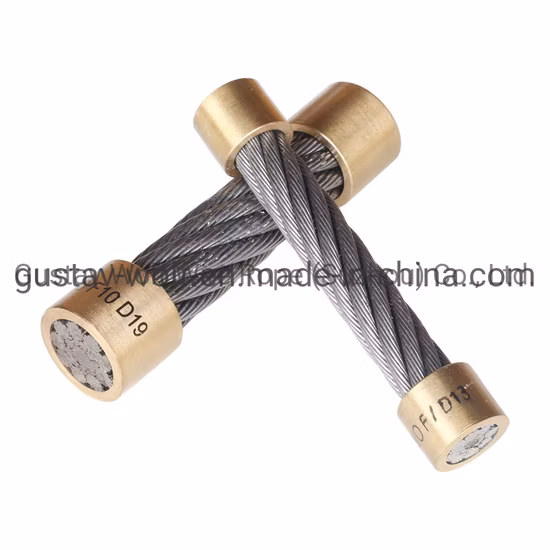 F619 S-Sfc 1770n/mm2 D6 B Galvanized Fiber Core Elevator Rope
