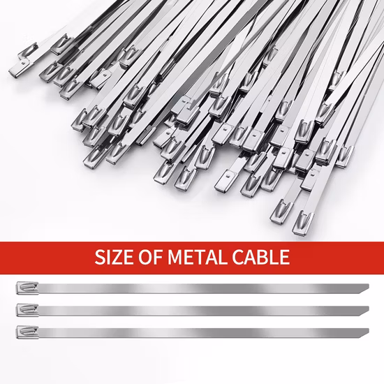 Stainless Steel Cable Ties-Ball Lock Type, UL Manufacturer′ S Direct Selling Stainless Steel 316 Self-Locking Structure Stainless Steel Cable Ties